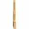 Ekena Millwork Saratoga Rough Sawn Timber Gable Bracket, Western Red Cedar, 60"W x 30"H x 2"D x 6"F, 12/12 Pitch GBW060X30X0206SAR00RWR - alternate 3